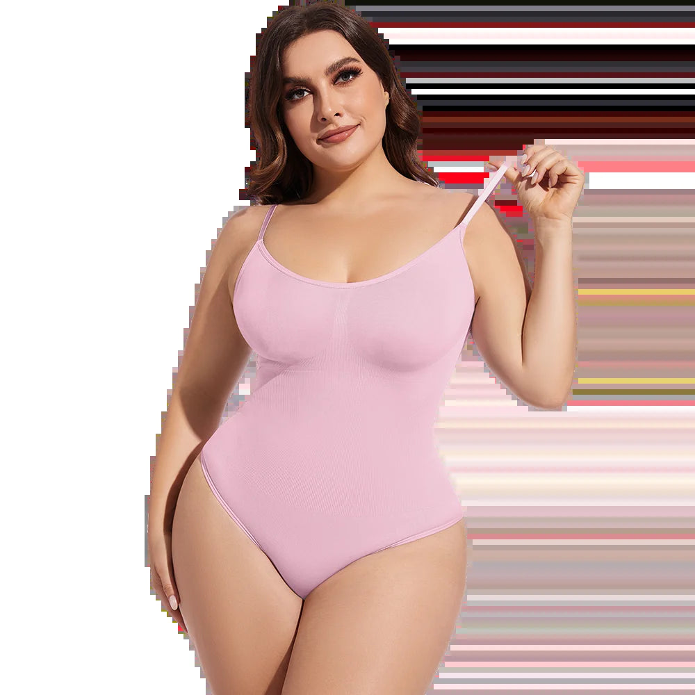 Plus Size Bodysuit Plump Woman Tummy Control Shapewear Bottoming Shirt Oversized Ladies Tight Jumpsuit for Obese Females