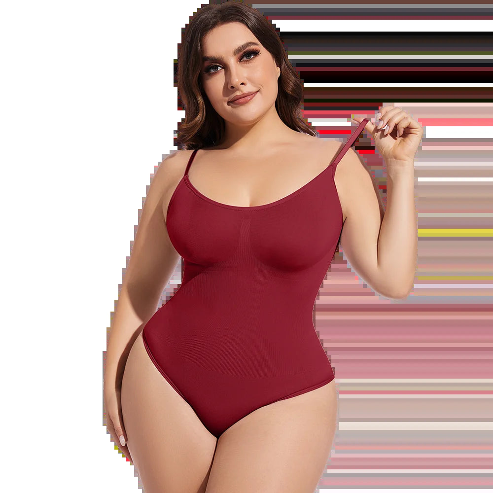 Plus Size Bodysuit Plump Woman Tummy Control Shapewear Bottoming Shirt Oversized Ladies Tight Jumpsuit for Obese Females