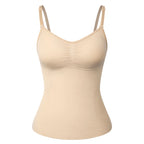 Padded Shaperwear Compression Camisole Body Shaper Woman Tummy Control Tank Tops Slimming Shapers Waist Trainer Corset Slim Vest