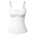 Padded Shaperwear Compression Camisole Body Shaper Woman Tummy Control Tank Tops Slimming Shapers Waist Trainer Corset Slim Vest