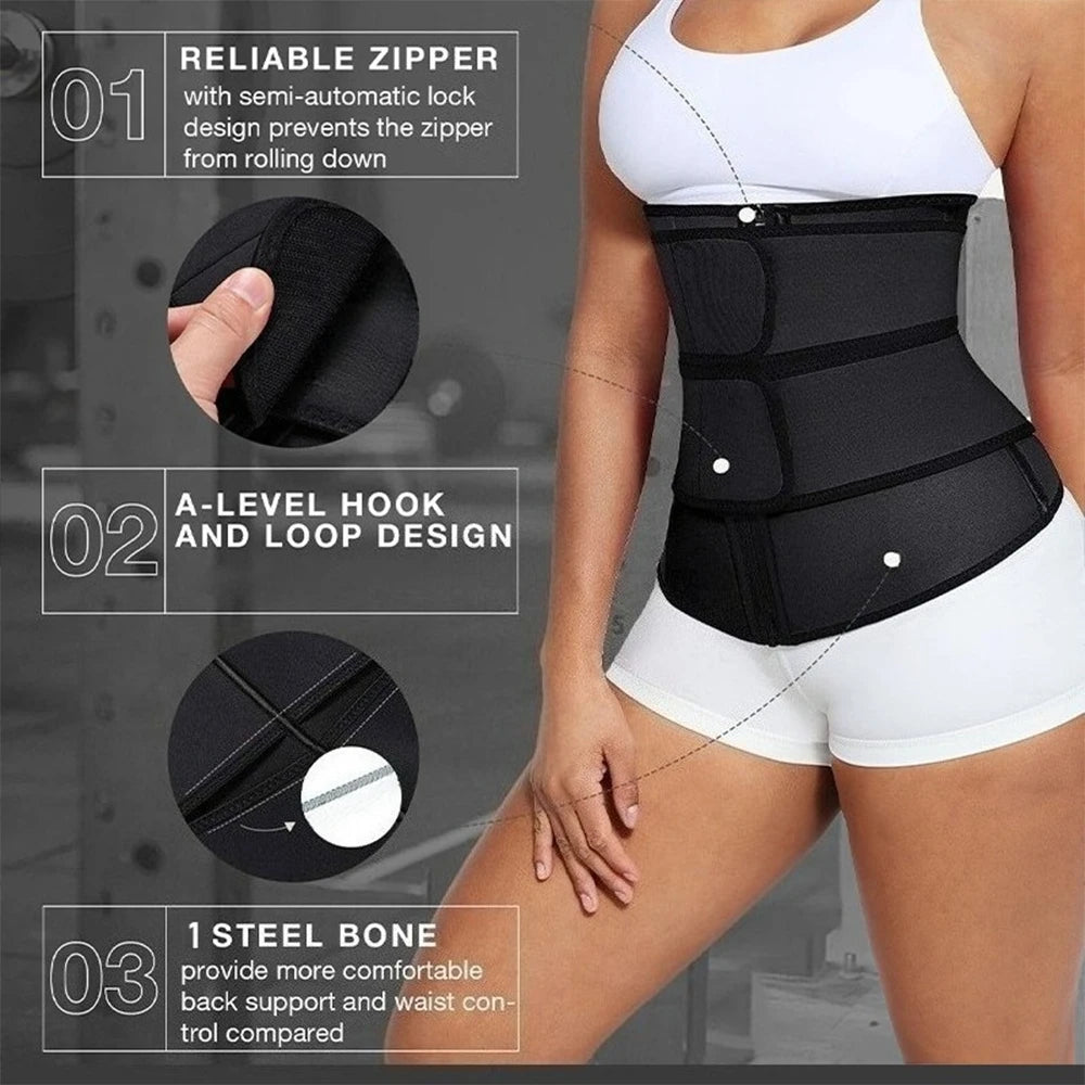 Waist Trainer Slimming Body Shaper Fitness Belt for Weight Loss