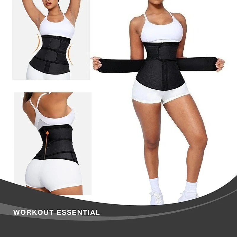 Waist Trainer Slimming Body Shaper Fitness Belt for Weight Loss