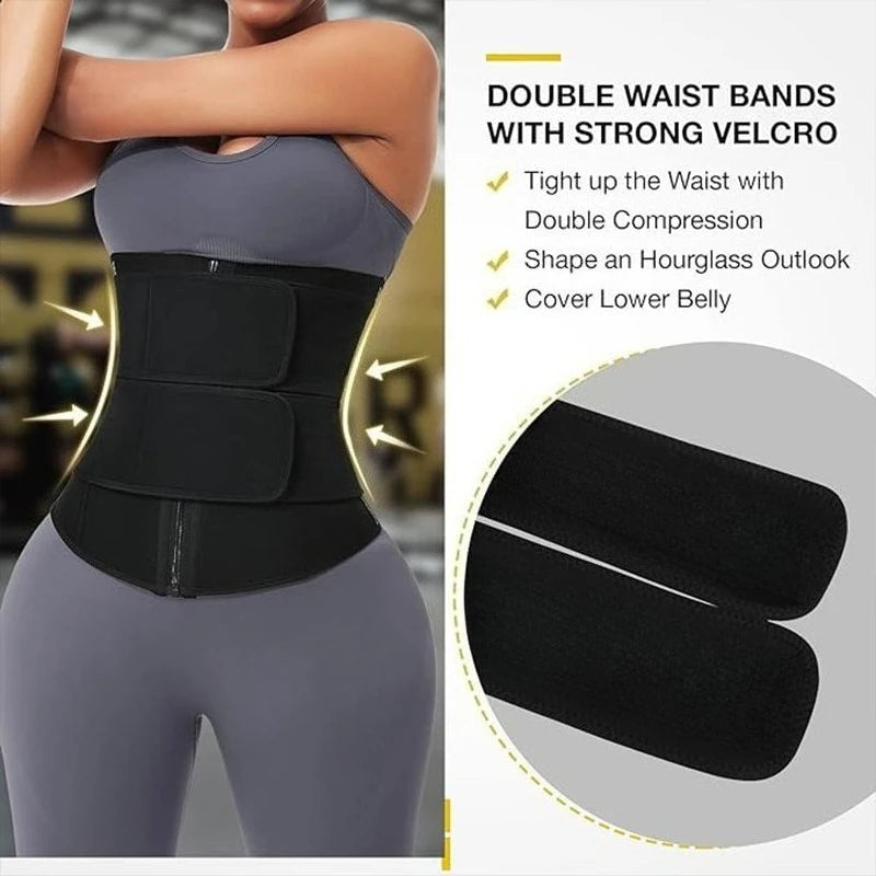 Waist Trainer Slimming Body Shaper Fitness Belt for Weight Loss