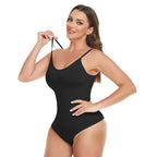 Plus Size Bodysuit Plump Woman Tummy Control Shapewear Bottoming Shirt Oversized Ladies Tight Jumpsuit for Obese Females