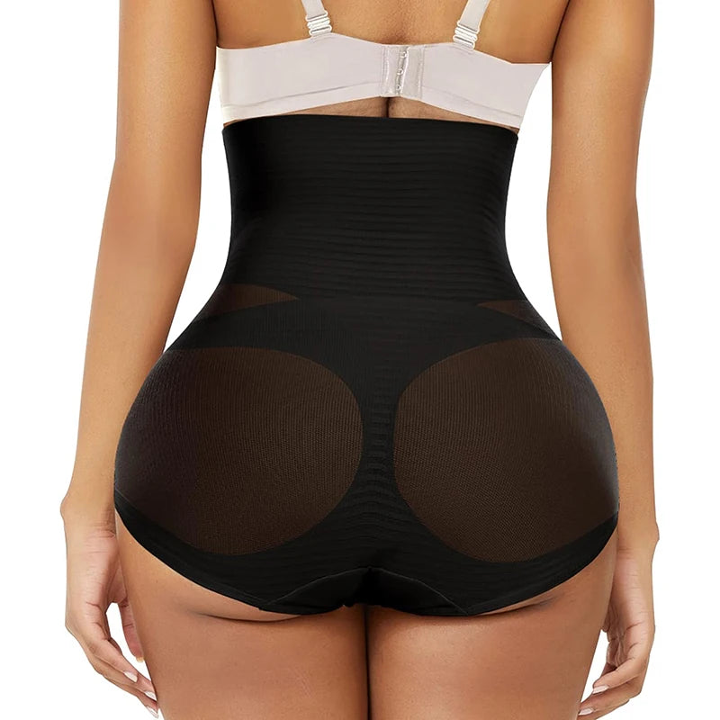 High Waisted Body Shaper X-Shaped Girdles Tummy Control Shapewear Panties Slimming Waist Trainer Butt Lifter Underwear Shapers